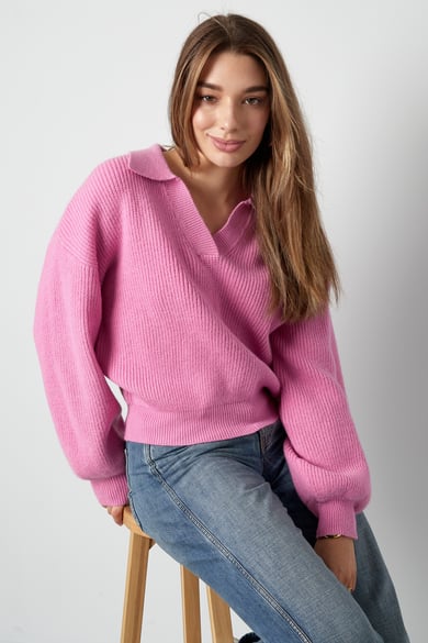 Pullover „Everyday Ease“ - Fuchsie h5 Bild8